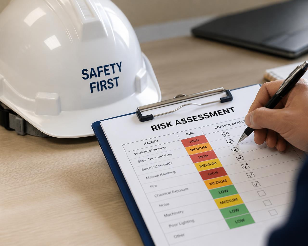 Engenheiro de segurança do trabalho em avaliação técnica de condições de insalubridade e periculosidade em operação industrial
